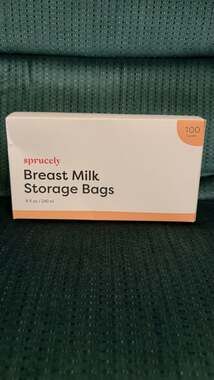 Sprucely Breast Milk Storage Bags 8 fl oz / 240 ml 100 Count